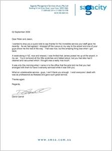 Sagacity testimonial