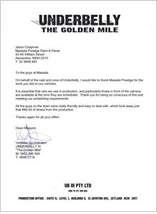 Underbelly testimonial